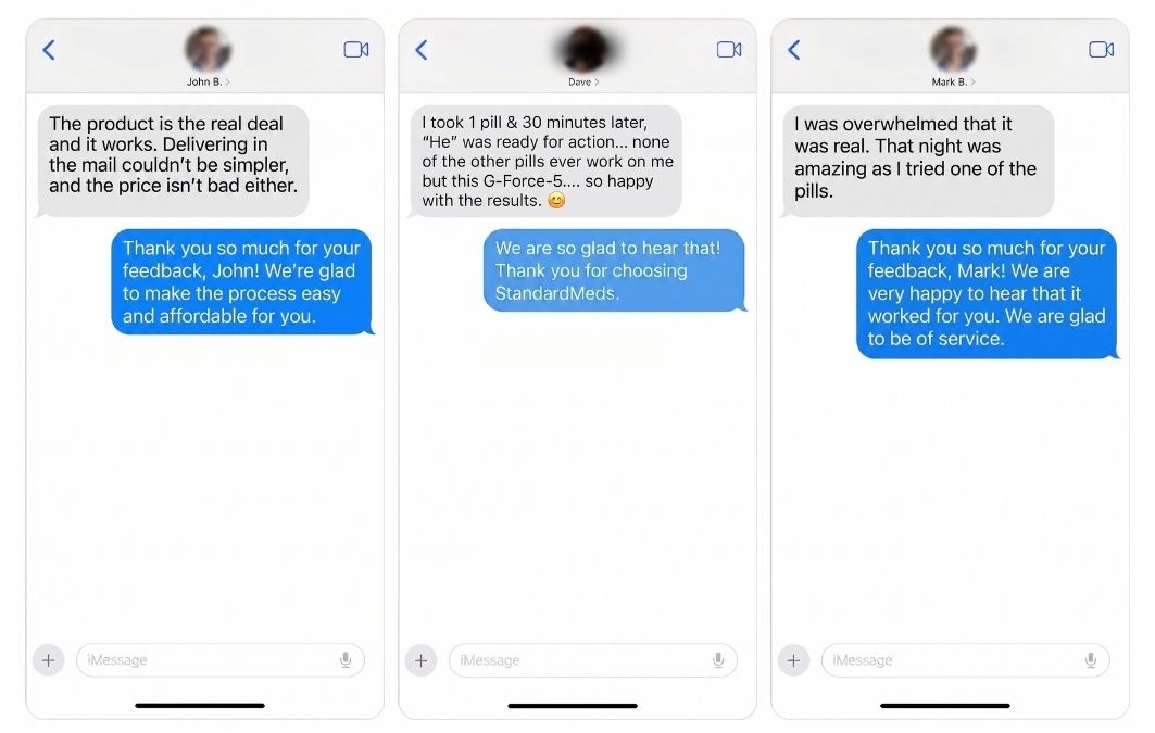 Customer messages about G-Force-5